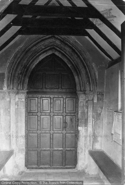 Photo of Shere, The Church Doorway 1911