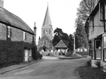 The Village And St James' Church c.1955, Shere