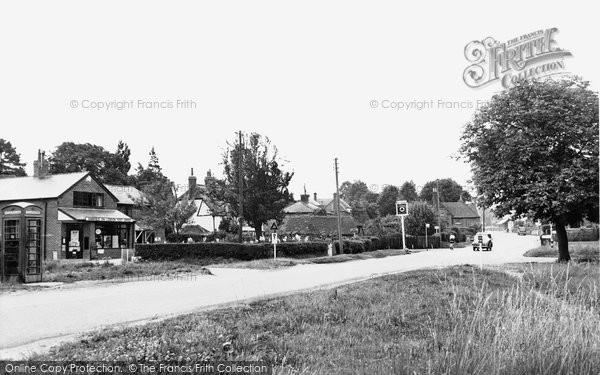 Photo of Sherfield on Loddon, the Village c1955