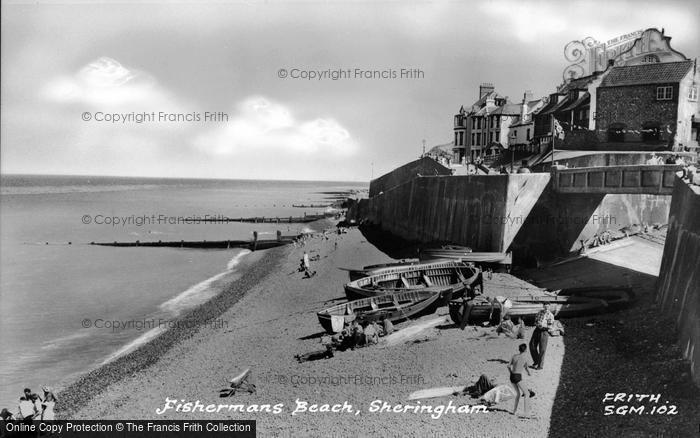Photo of Sheringham, Fishermans Beach c.1960