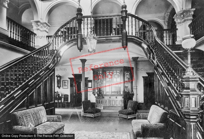 Photo of Sheringham, Hotel, Entrance Hall 1894