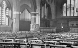 St Peter's Church Interior c.1955, Sheringham