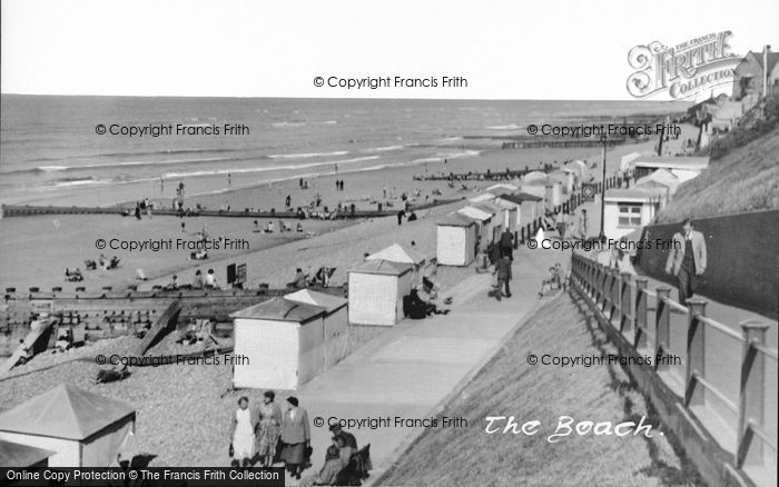 Photo of Sheringham, The Beach c.1955