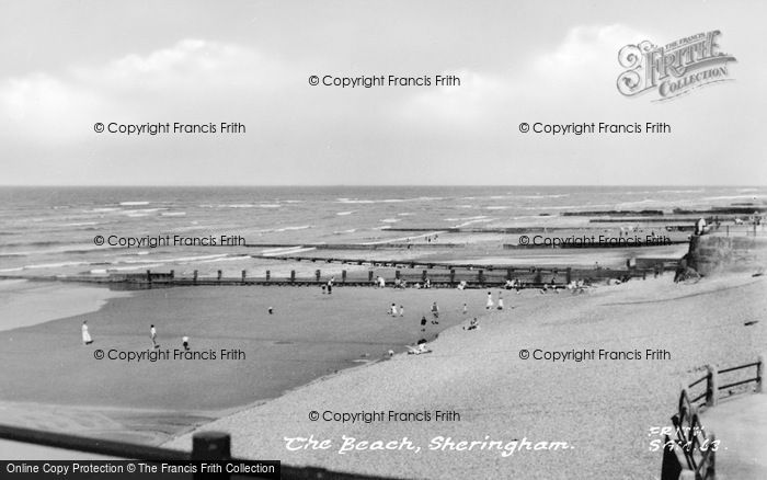 Photo of Sheringham, The Beach c.1960