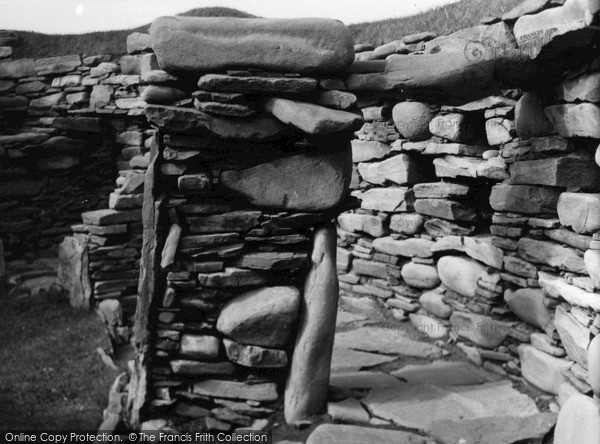 Photo of Shetland, Jarlshof Aisled House c.1955