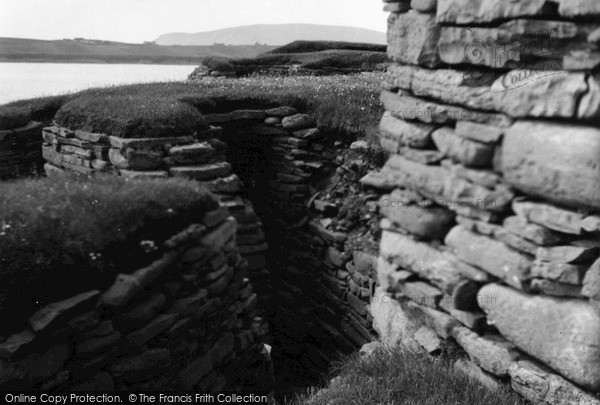 Photo of Shetland, Jarlshof Broch c.1955