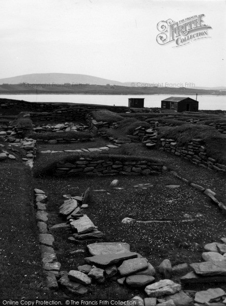 Photo of Shetland, Jarlshof Early Viking Settlement c.1955