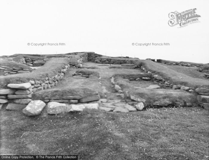 Photo of Shetland, Jarlshof Late Viking Settlement c.1955