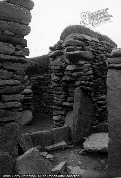Photo of Shetland, Jarlshof Passage House c.1955