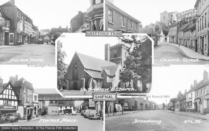 Photo of Shifnal, Composite c.1955