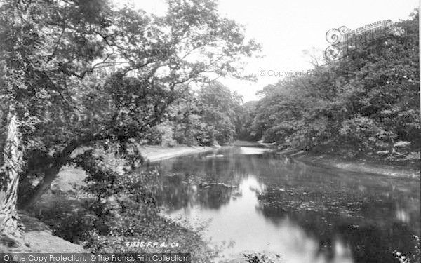 Photo of Shifnal, Hatton Hall Grounds, Abbots Pool 1898