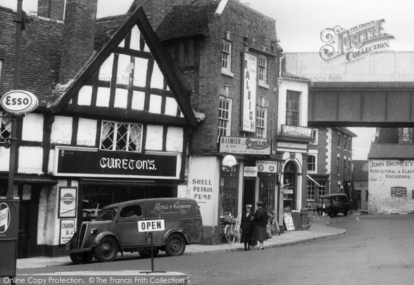 Photo of Shifnal, Shops, Market Place c.1955