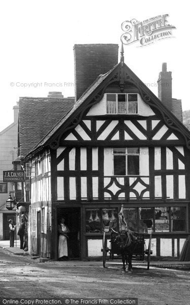Photo of Shifnal, The Butchers, Market Place 1899