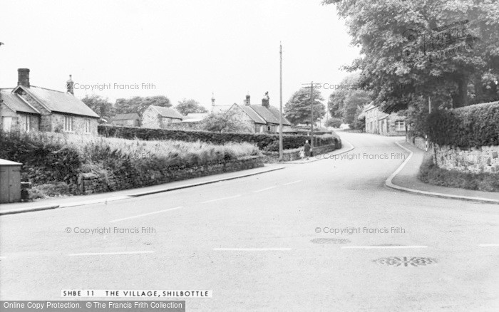 Photo of Shilbottle, The Village c.1955