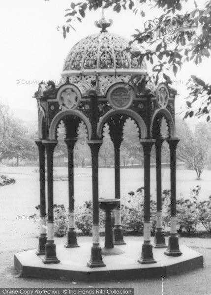 Photo of Shildon, Fountain In The Park c.1965