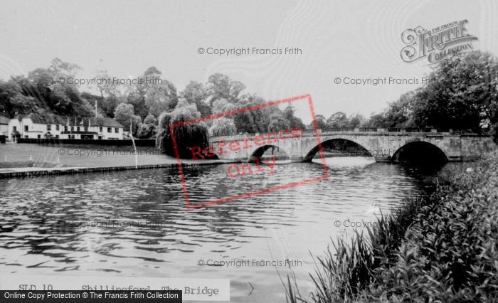 Photo of Shillingford, The Bridge c.1955