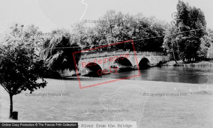 Photo of Shillingford, The River And Bridge c.1955