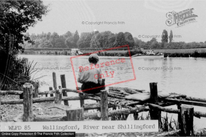 Photo of Shillingford, The River c.1955