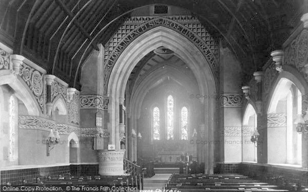 Photo of Shipbourne, The Church Interior 1901