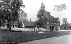 The Post Office And Church c.1955, Shipbourne