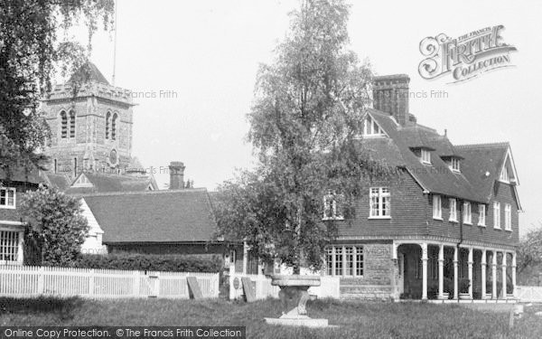 Photo of Shipbourne, The Post Office And Church c.1955