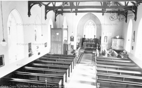 Photo of Shipham, Church Interior c.1960