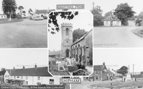 Photo of Shipham, Composite c.1955