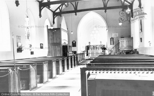 Photo of Shipham, St Leonard's Church Interior c.1960