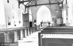 St Leonard's Church Interior c.1960, Shipham