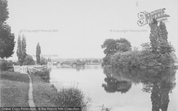 Photo of Shiplake, Above The Weir 1890