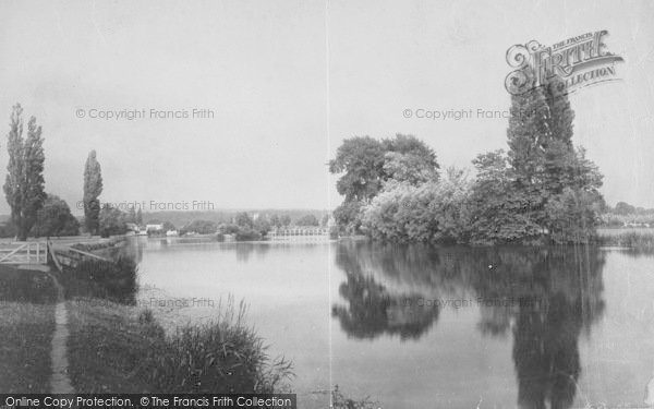 Photo of Shiplake, Above The Weir 1890