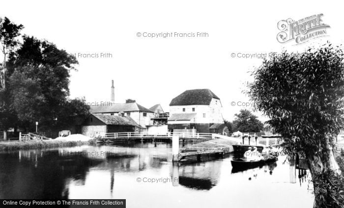 Photo of Shiplake, Mill And Lock 1890