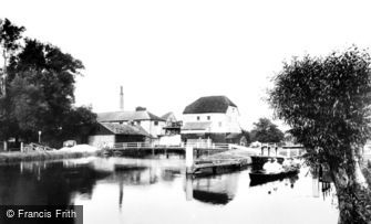 Shiplake, Mill and Lock 1890