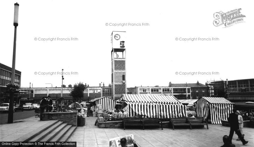Shipley, Market Place c1965
