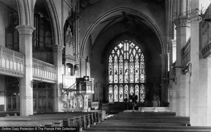 Photo of Shipley, St Paul's Church, Interior 1894