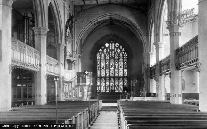 Photo of Shipley, St Paul's Church, Interior 1894