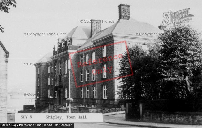 Photo of Shipley, The Town Hall c.1965