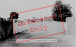 Shipston On Stour, High School c.1960, Shipston-on-Stour