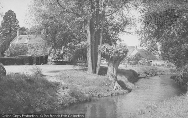 Photo of Shipton Under Wychwood, River And Gardens c.1955