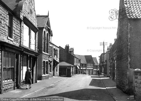 Photo of Shirebrook, Main Street c.1955