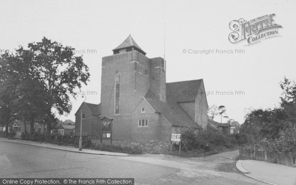 Photo of Shirley, All Saints Church, Spring Park c.1960