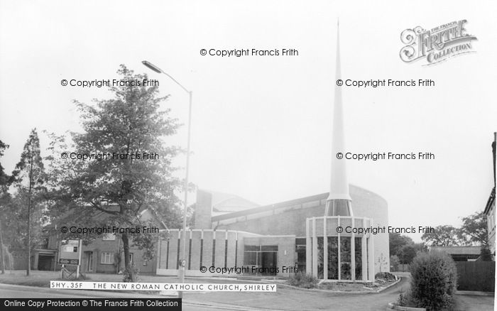 Photo of Shirley, Our Lady Of The Wayside Rc Church c.1960