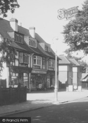 Shops On Bridle Road c.1960, Shirley