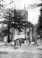 St James' Church c.1955, Shirley