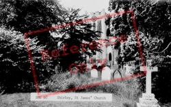 St James' Church c.1965, Shirley