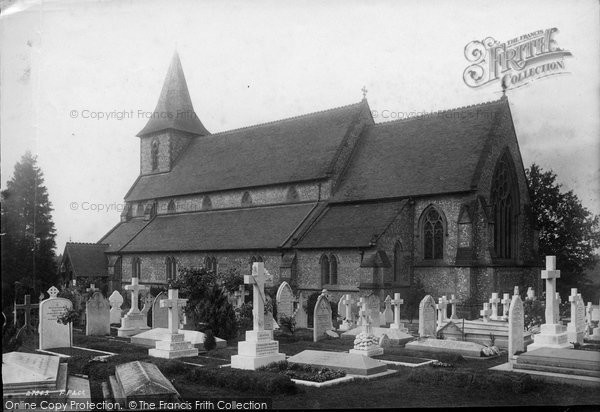 Photo of Shirley, St John's Church 1890