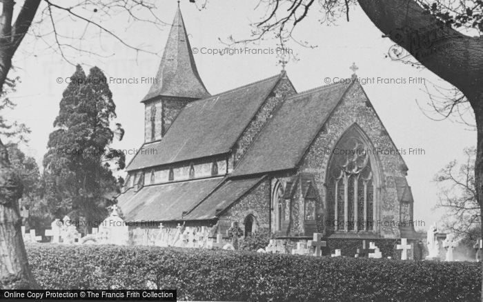 Photo of Shirley, St John's Church c.1955 