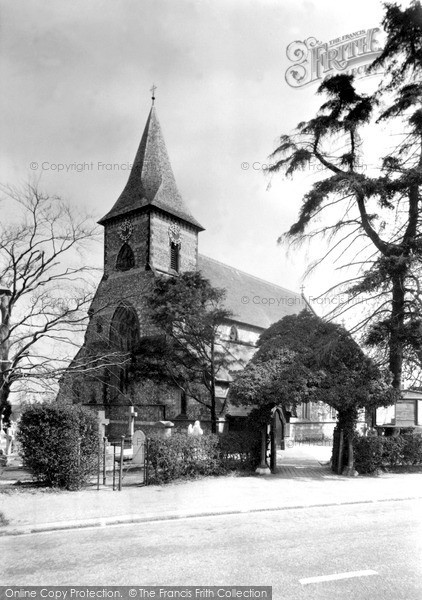 Photo of Shirley, St John's Parish Church c.1955