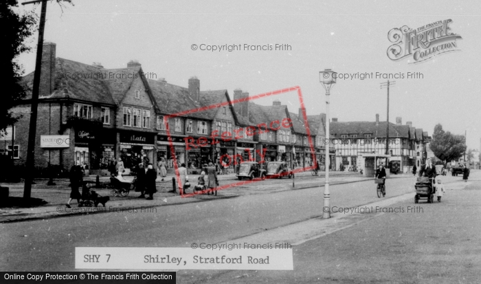 Photo of Shirley, Stratford Road c.1955