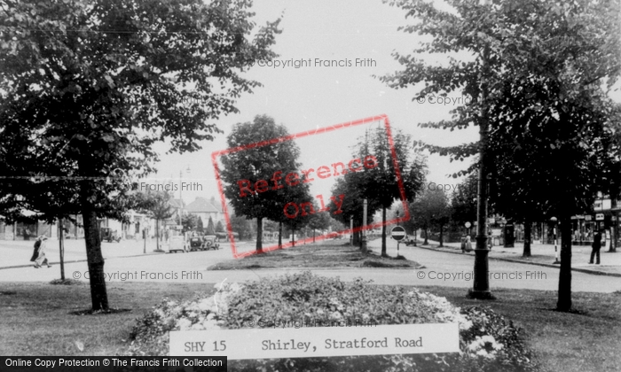 Photo of Shirley, Stratford Road c.1955